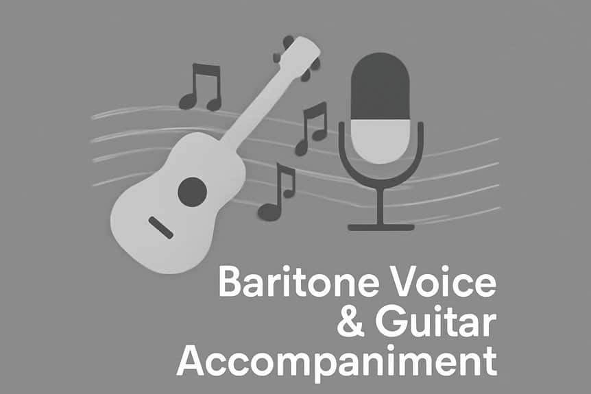 baritone voice with guitar 7338g