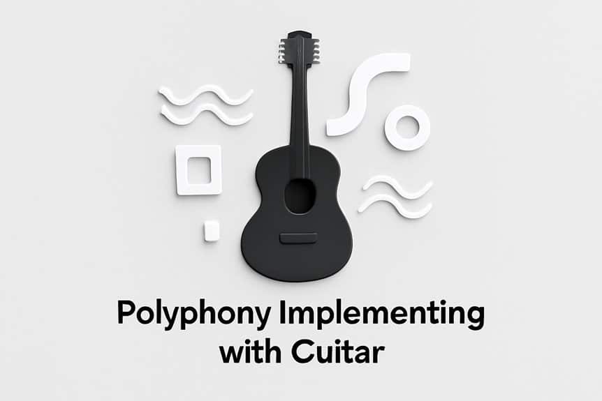implement polyphony with guitar c5lfr