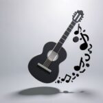 Musikalische Symbole für Gitarre